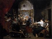 The Fable of Arachne a.k.a. The Tapestry Weavers or The Spinners Diego Velazquez